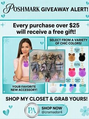 Free Key Chain Giveaway Promotion - with Purchase of $25 or More!